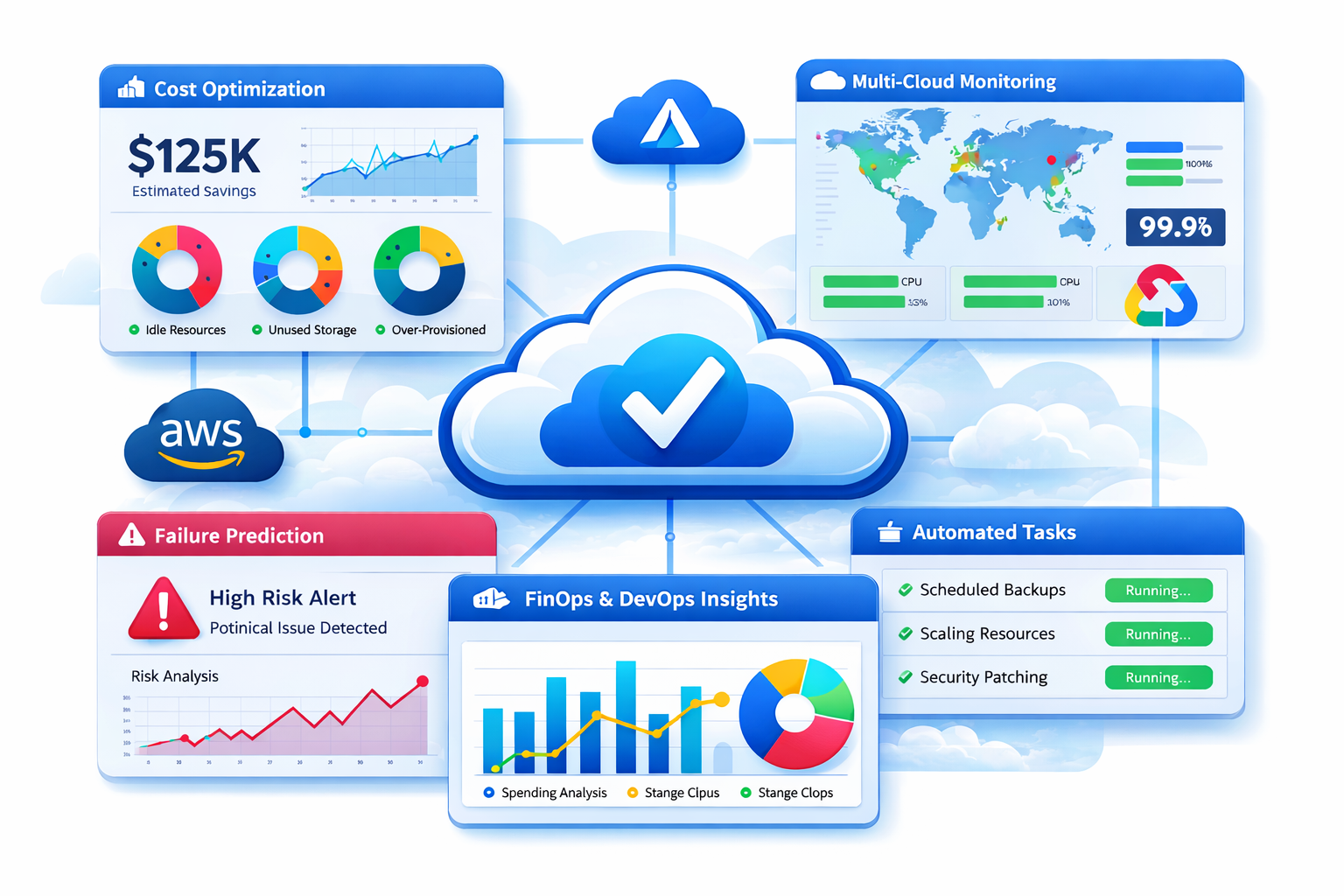 CloudMate Dashboard Illustration